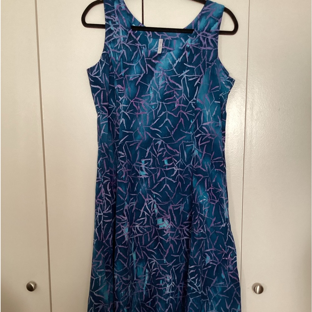 Batik dress Blue Sky Clothing Small